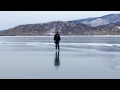 Озеро Байкал | Сарма | залив Мухор | прогулка на коньках , декабрь 2019.