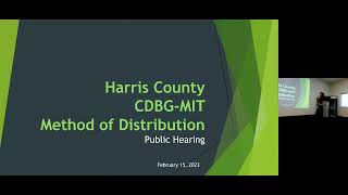Full Harris County CDBG-MIT Method of Distribution - Public Hearing - Feb. 15, 2023 - 10 a.m. Guide
