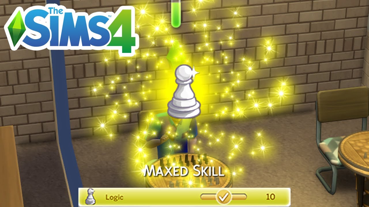How To Max Logic Skill Cheat Level Up Skills Cheats The Sims 4