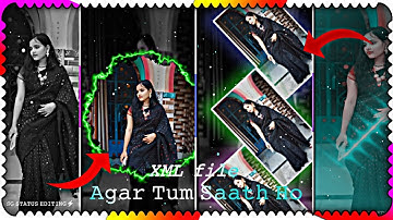 𝙰𝚐𝚊𝚛 𝚃𝚞𝚖 𝚂𝚊𝚊𝚝𝚑 𝙷𝚘 || Hindi song ♻️new trending XML FILE🥰