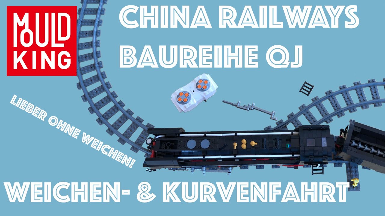 Mould King QJ Weichen & Kurvenfahrt YouTube