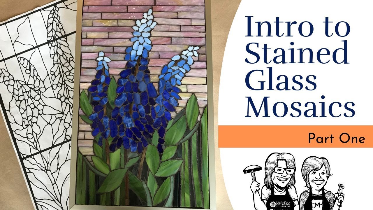 Beginner Introduction To Stained Glass Mosaics Video Part One Youtube