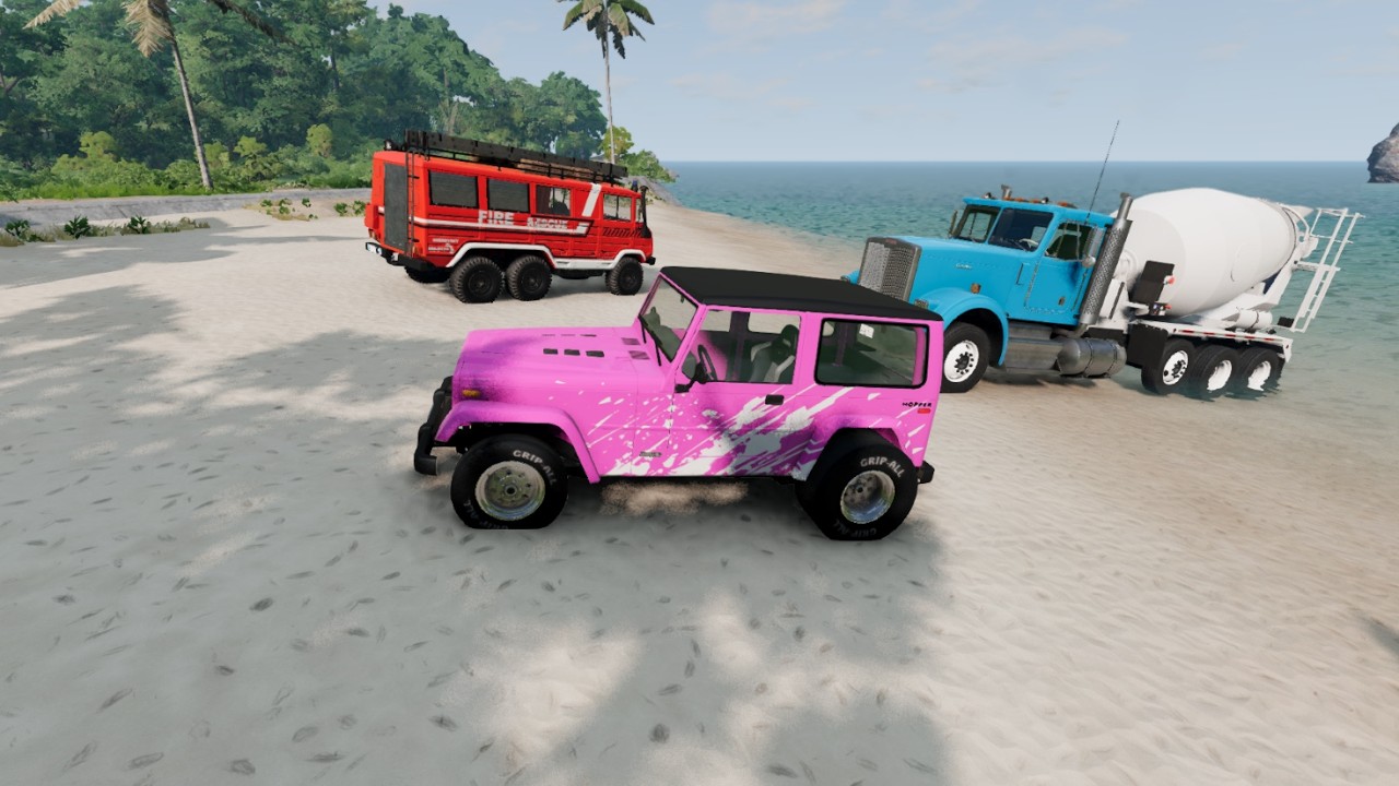 BeamNG Drive  Car Crash Test Offroad Dangerous Driving