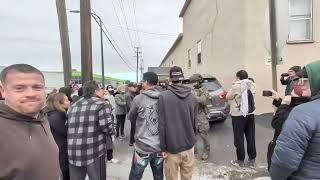 Protesters Chant Shame Block Federal Agent Vehicle as Tensions Spill Over