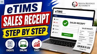Generating a sales receipt or Invoice on Online eTIMS |Service Providers Guide