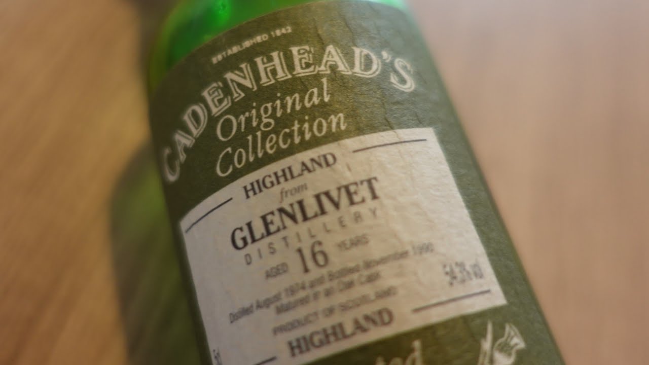 Cadenhead's Glenlivet 16YO, 54.3% - Whisky Wednesday - YouTube