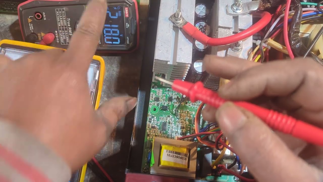 Exide inverter star 12v 1375 VA output fault repairing kare 