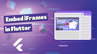 How to Embed iFrame In Flutter Web || HTML Code in Flutter #flutter #flutterwidgets