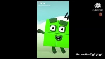 Numberblock 4 gets interrupted add round 3