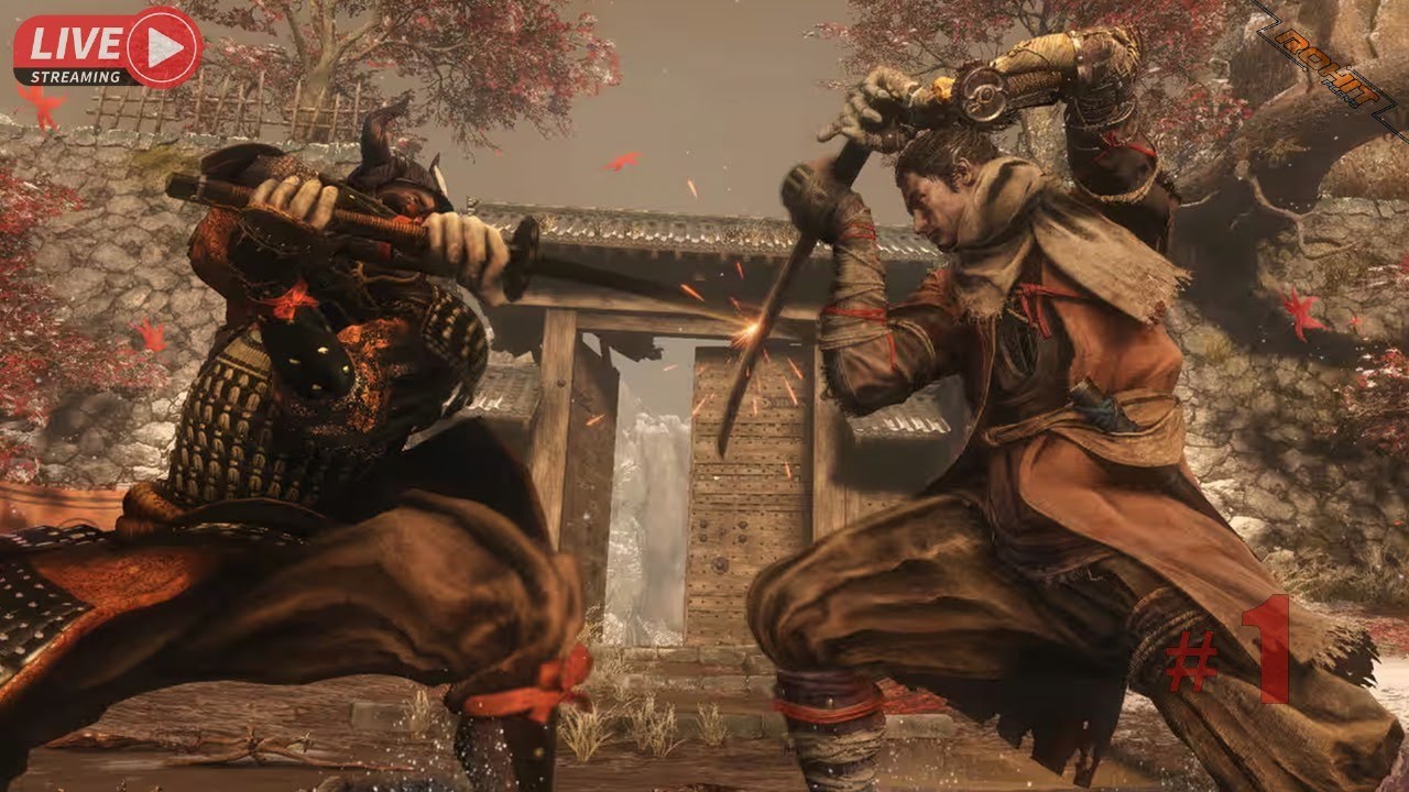 Sekiro: Shadows Die Twice | PART 1 {LIVE GAMEPLAY 60FPS} | rohitPLAYS