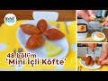 MİNİ İÇLİ KÖFTE - Minimela Mutfak - Minifood #içliköfte #minimal #mini #minyatür #et