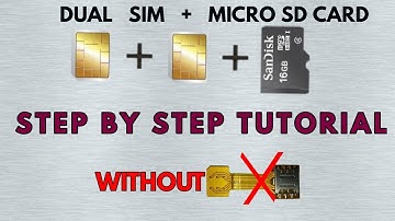 HOW TO USE DUAL SIM AND MICRO SD CARD  SAME TIME IN ANY ANDROID SMARTPHONE WITH HYBRID SLOT