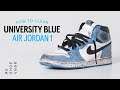 cleaning jordan 1 university blue