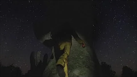 white noise glitch walking on and in hands "indie game"