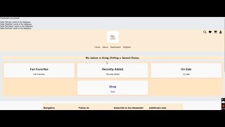 Project Demo #2 – Online Clothing Store (Part 1)