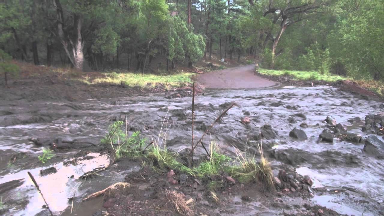 Luna New Mexico Blue River Canyon flash flood YouTube
