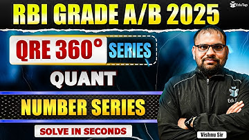 Number Series | RBI Grade B Quant Free Online Classes 2025 | RBI Grade B Preparation Phase 1 |EduTap