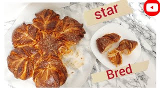 star bread au sauce tomate/خبز على شكل نجمة بصلصلة الطماطم