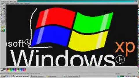 Windows boot screen in MS Paint