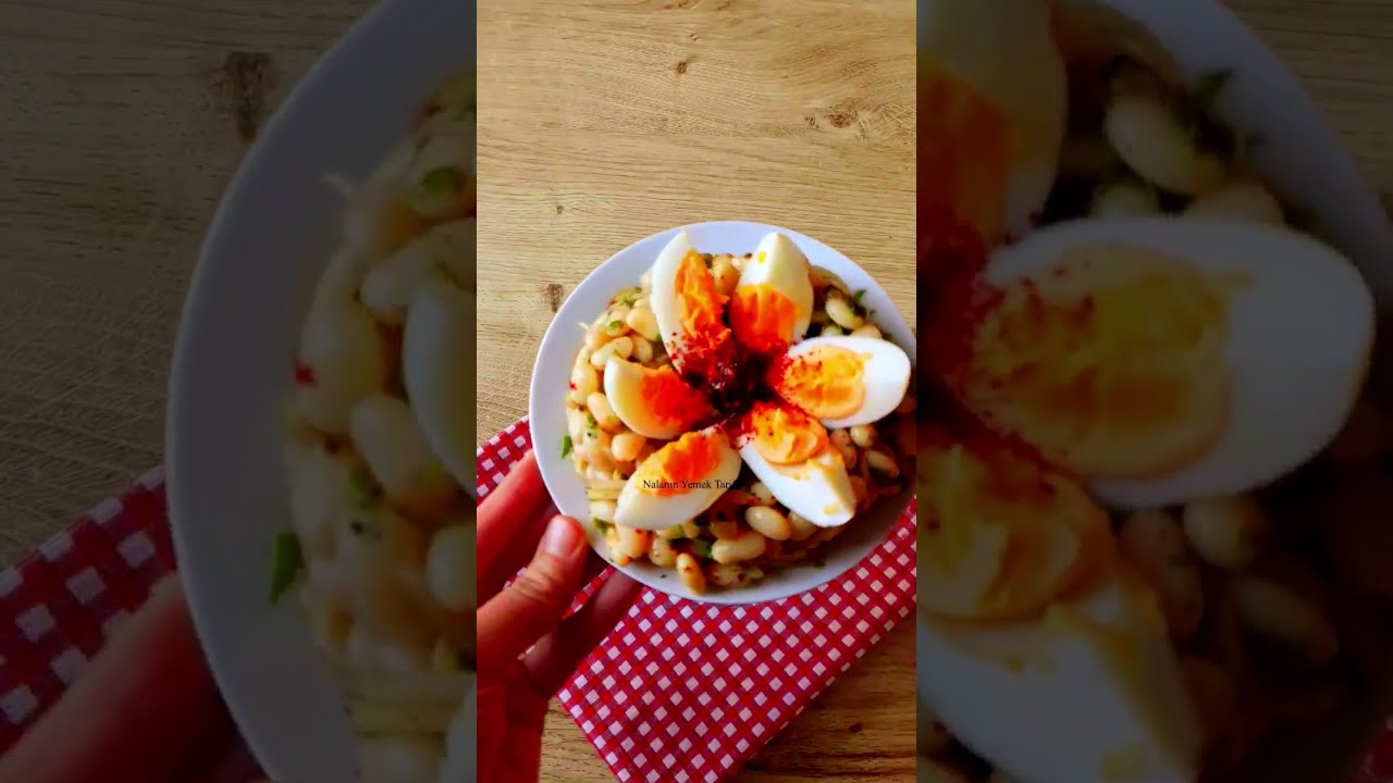 Fasulye Piyazı Tarifi Nasıl Yapılır #shorts