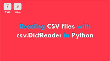 [7-3] CS50x In Arabic - Reading CSV files with csv.DictReader in Python|csv.reader vs csv.DictReader