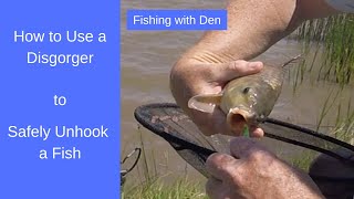 Use a Disgorger to Unhook a Deeply Hooked Fish 