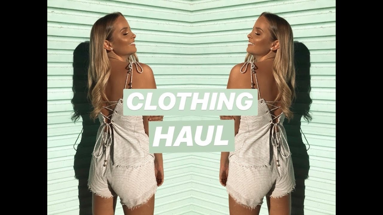 CLOTHING HAUL TRY ON YouTube