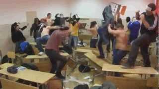 harlem shake explosion in classroom