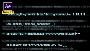 How to Create Decrypting Matrix Text Effect!! | After Effects Tutorial