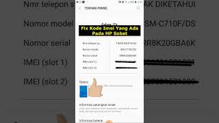 Cara Cek No Imei HP Android Samsung #android #shorts