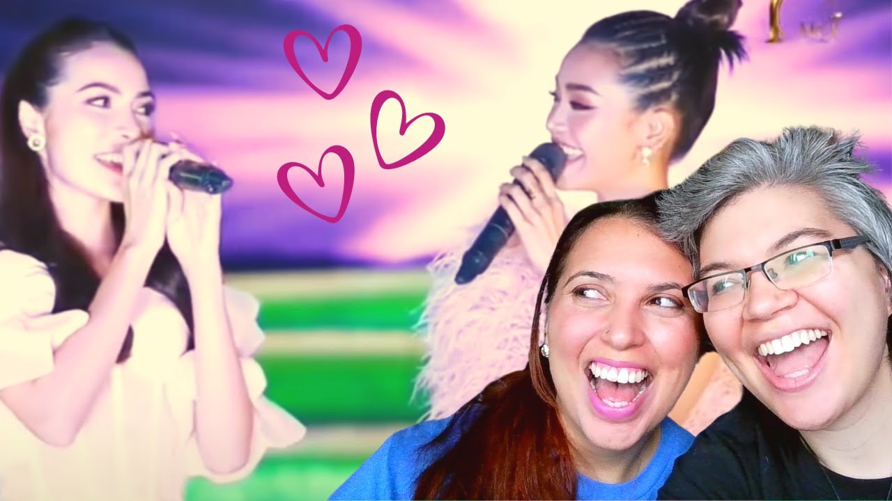 All the ships! Englot Beauty pageant lesbian couple ship part 20 reaction.