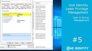 One Identity Authentication Services | Least Privilege Management #5 | User in Group Management