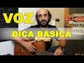 4ª Aula VOZ - Dica Básica Pra Você Começar a Cantar Afinado