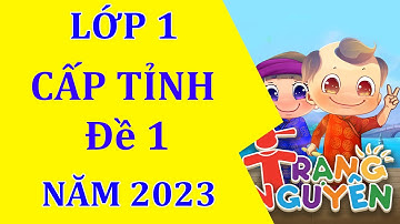 Trạng nguyên tiếng việt lớp 1 - Cấp tỉnh năm 2023 (Đề số 1) #thayquy