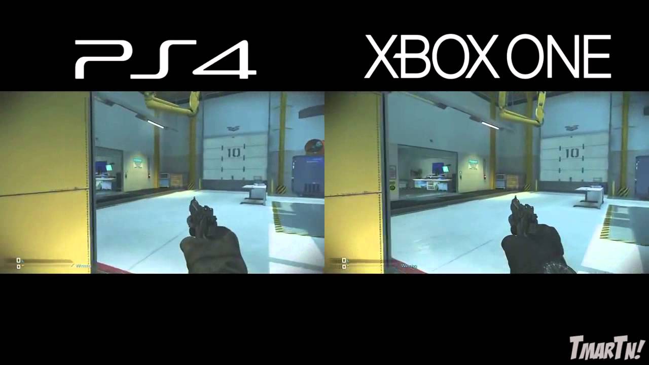 Ghosts: Xbox One vs PS4 Gameplay Comparison (Next Gen Graphics New Playstation 4  1080p HD)