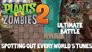 Plants Vs Zombies 2: Pirate Seas - Ultimate Battle | Spotting Out Every World's Tunes Resimi