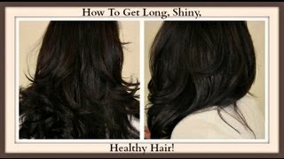 How To Get Long Shiny Healthy Hair With Coconut Oil! My Haircare Routine!