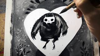 Inking doodle and tips for Kicking off the dust and getting started