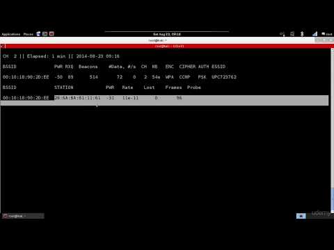 Capa de AJ Ethical Hacking : 020 Targeted Packet Sniffing Using Airodump ng