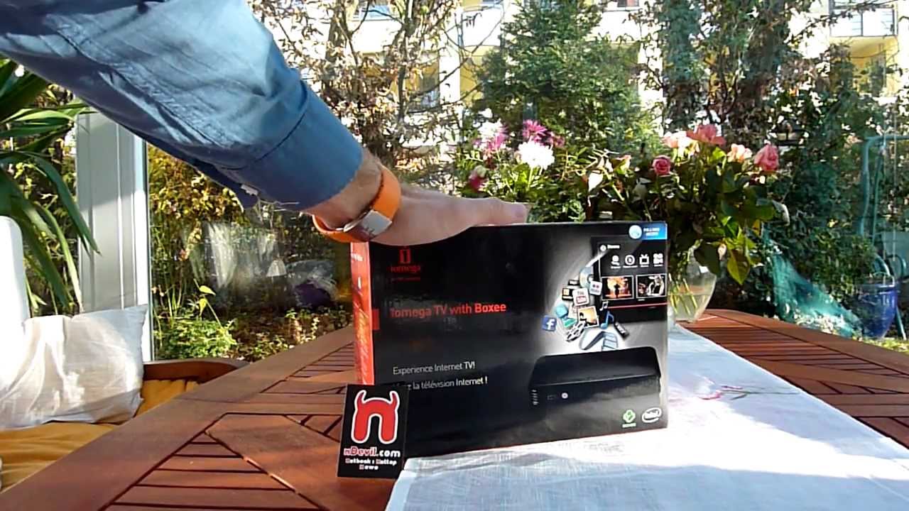 Iomega TV with Boxee Unboxing