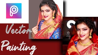 VECTOR PHOTO PAINTING EDITING IN PICSART screenshot 3