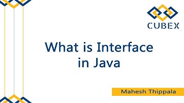 What is Interface in Java - Mr. Mahesh