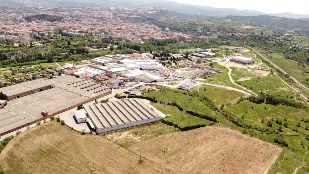 vuelo  con drone de manresa hasta la montaña de coll bato ida i vuelta