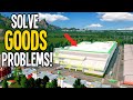 Solving Goods Problems = Less Traffic &amp; More Profit in Cities Skylines!