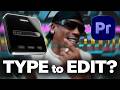 This AI Plugin lets you edit by just TYPING in Premiere Pro (Honest Review)
