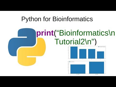 Python3 for Bioinfomatics 2:  Plotting GC% & nucleotide frequency