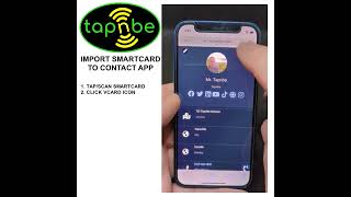 Tapnbe Smartcard (vCard) - Import Contact Information To Contacts App on #iphone screenshot 2