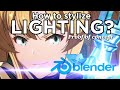 Anime Stylized Light in Blender 2.8 (proof of concept)