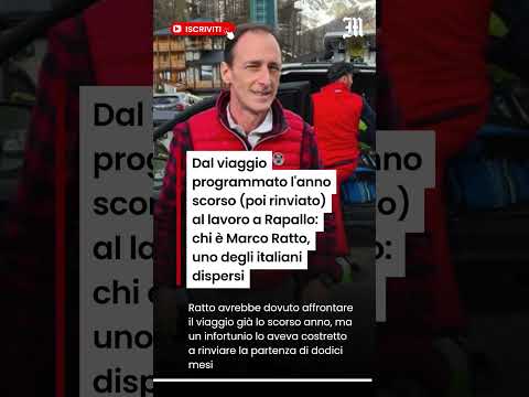 Video Nepal, Marco Ratto è uno degli italiani dispersi. La partenza rimandata, e l'infortunio: chi è