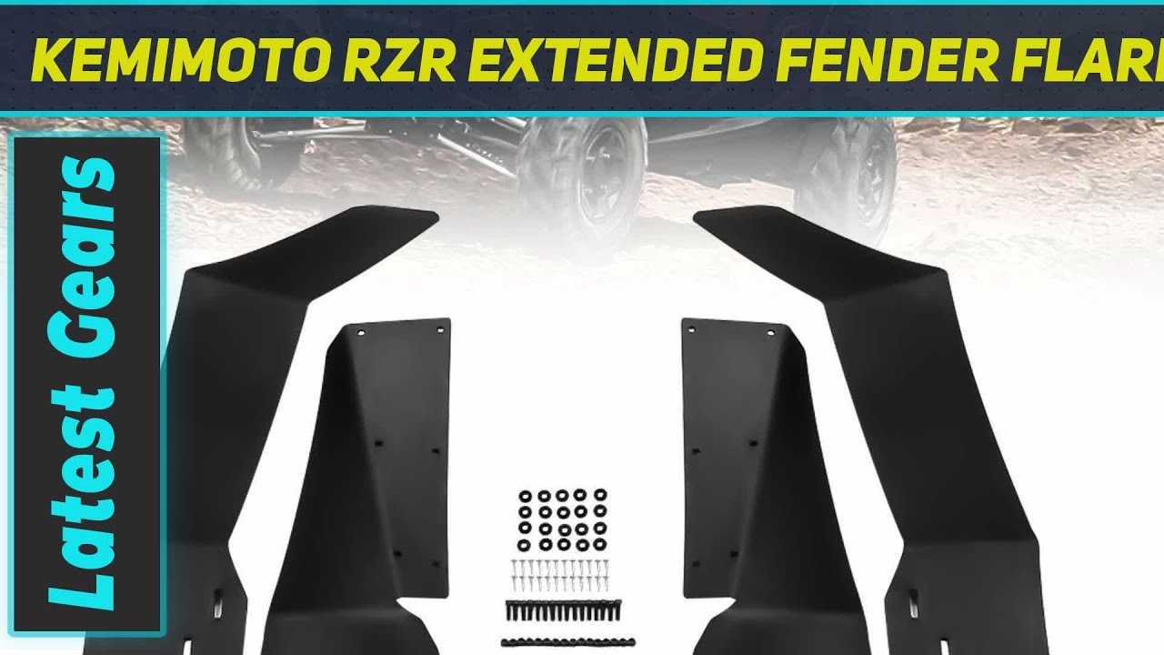 kemimoto RZR Extended Fender Flares Review 2023 YouTube